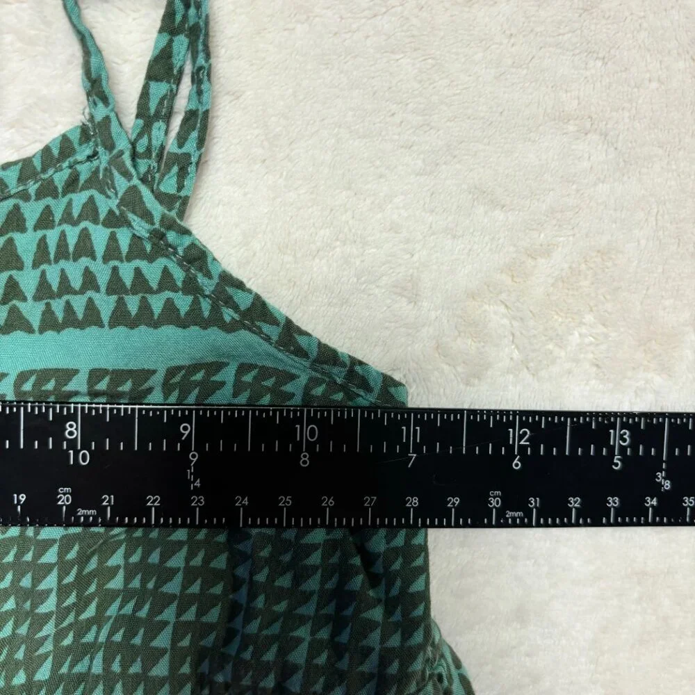 Manaola Keiki Romper Green Niho Kū Toddler Girls Hawaii Rayon Size Small - Picture 11 of 11